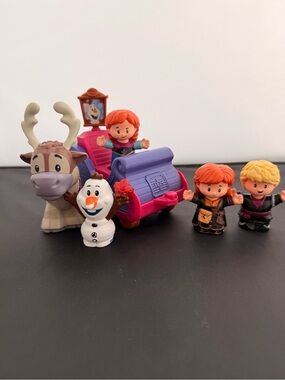 Little People Disney Frozen Anna Sleigh Princess Parade Float Kristoff Olaf Swen